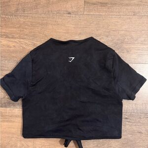 Gymshark Black Crop Top